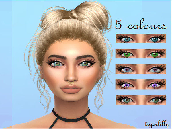 Sims 4 — | TIGERLILLY |  Eye Colour Set by tigerlillyyyy — 5 new eye colours for your Sim. Works for all ages/gender Hope
