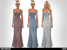 Sims 4 — ShakeProductions 55-Dress by ShakeProductions — New Mesh 6 Colors Hand-painted texture