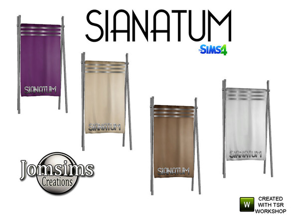 Sims 4 — Sianatum towels deco by jomsims — Sianatum towels deco