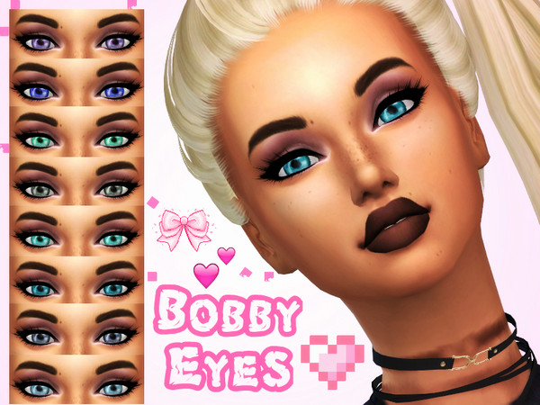 Sims 4 — დBobbyEyesഇ by BobSkellington3 — New eye set, I chose a lot of odd colors simply because I