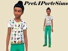 Sims 4 — Tshirt for children by PretAPorteSims — New DG t-shirt for girl:)