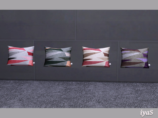 Sims 4 — Paulina Small Pillow by soloriya — Small pillow for a sofa, loveseat or living chair from this set. Part of