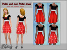 Sims 4 — Polka and Non Polka Dress by Skaiya — Polka and non polka dress recolour standalone. This dress comes with