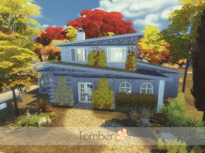 Sims 4 — Tomber by MadabbSim — Welcome to Tomber which means Fall in French! This cute little home looks perfect with the