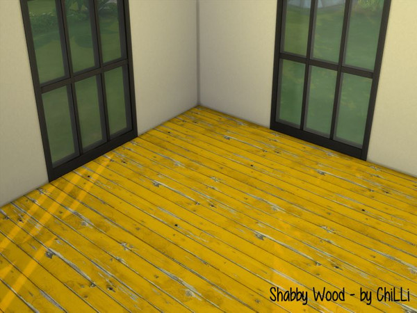 Sims 4 — ShabbyWood by ChiLLi19802 — a simply shabby woodflooring