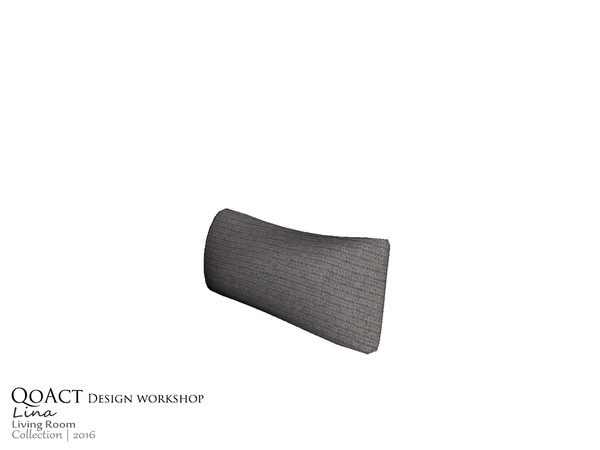 Sims 4 — Lina Cushion III by QoAct — Part of the Lina Living Room QoAct Design Workshop | 2016 Living Room Collection