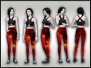 Sims 4 — Lava Galaxy Leggings by Acatalepsy3 — Printed lava galaxy on your legs, YES! Because yer legs couldn't get any