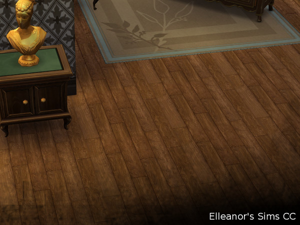 Sims 4 — Rover planks A_ESCC by Elleanors_Sims_CC — Old but clean wooden floor that can fit in all interiors of your