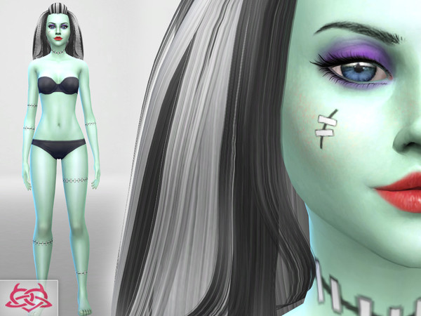 Sims 4 — Frankie Stein seams  by Colores_Urbanos — Monster High - Frankie Stein seams from Paraguay with love!!!