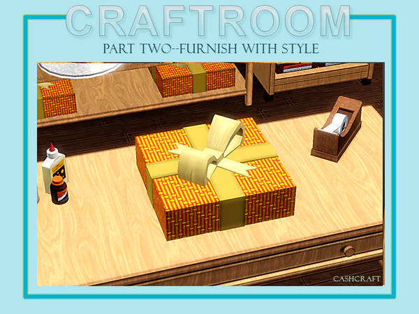Sims 3 — Craftroom Gift by Cashcraft — A beautifully wrapped gift for that special someone in your life. Created by