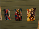 Sims 4 — Super Hero Themed Posters by SkullSky — These are 3 Super Hero themed posters I made featuring Ms,Marvel,