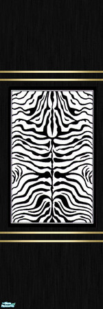 Sims 2 — Elegant Black Animal Print Veneers - Ind by lollipop6969 — Black Zebra Veneer