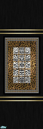 Sims 2 — Elegant Black Animal Print Veneers - Ind by lollipop6969 — Black Zebra Leopard Veneer