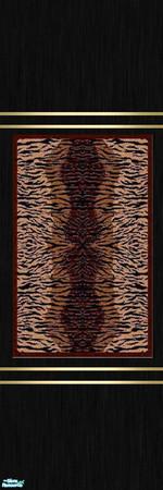 Sims 2 — Elegant Black Animal Print Veneers - Ind by lollipop6969 — Black Tiger Veneer