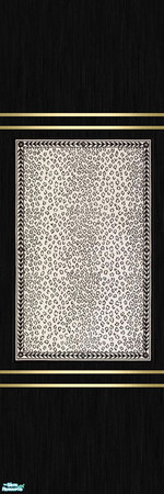 Sims 2 — Elegant Black Animal Print Veneers - Ind by lollipop6969 — Black Snow Leopard Veneer