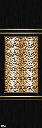 Sims 2 — Elegant Black Animal Print Veneers - Ind by lollipop6969 — Black Leopard Veneer
