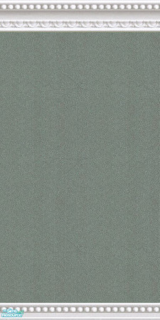 Sims 2 — jsf2WMBGRCerulean by jsf — Teal in a pebbled texture compliments the classic white marble beaded moulding. 