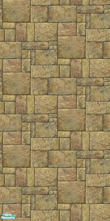 Sims 2 — TL - Fieldstone Walls Recolor 44 by TabbyLou — Recolor 44 0f 50 Fieldstone Seamless Walls under Masonry. Use