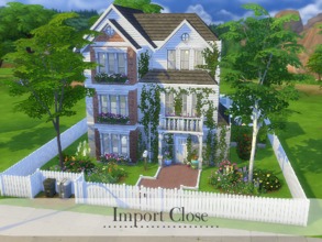 Sims 4 — Import Close by MadabbSim — Welcome to Import Close This 3 bedroom cozy home is the perfect starter to get your