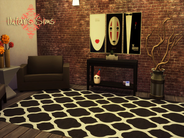Sims 4 — Minimalist Movie Posters by Ilutar_ — A set of 3 movie posters to decorate the walls of your living room,