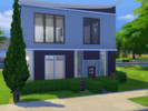 Sims 4 — riverSide by rinabunn — A modern, small, cozy house for your sims near a river. It has everything your sims will