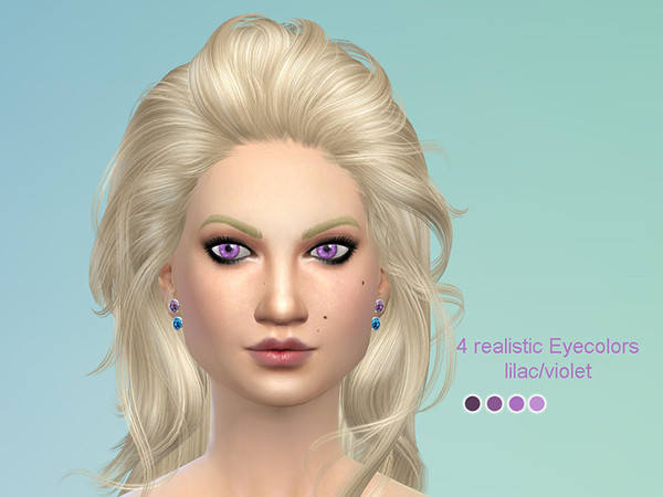 Sims 4 — Realistic Eye Color Iris lilac/violet by Sil_Coke2 — Realistic Eye Iris. blue: