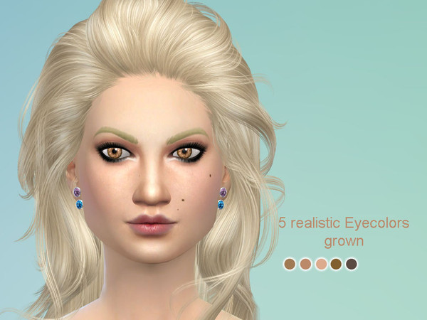 Sims 4 — Realistic Eye Color Iris brown by Sil_Coke2 — Realistic Eye Iris. blue: