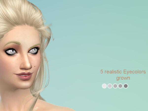 Sims 4 — Realistic Eye Color Iris grey by Sil_Coke2 — Realistic Eye Iris. blue: