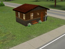 Sims 3 — Start Small (1 bed, 1 bath) by withoutwords — Think you've got what it takes to live small? Then try this 6x4