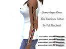 Sims 4 — Somewhere Over The Rainbow Tattoo {PTS} by Pot_The_Snot — Tattoo for the Sims 4, do not copy