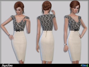 Sims 4 — Office PencilDress by SegerSims — A Beautiful dress for a smart business woman! Outfit: Everyday, Formal and