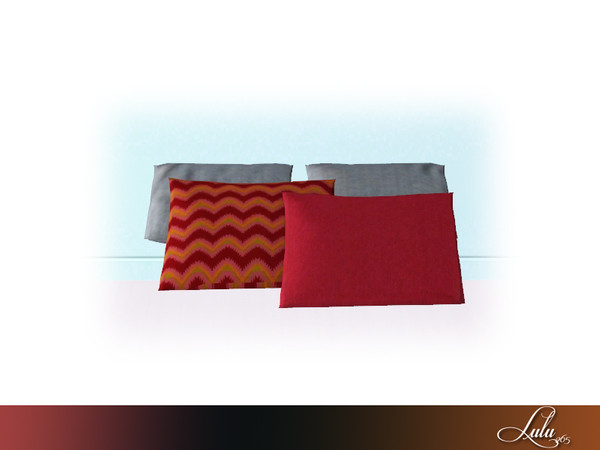 Sims 3 — Tilton Bedroom Pillows by Lulu265 — Part of the Tilton Bedroom Set Fully CAStable
