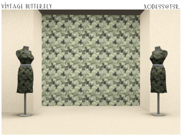 Sims 3 — Dess+Vintage Butterfly+PATTERN. by Xodess — This pattern is from part one of my - VINTAGE COLLECTION - set. You