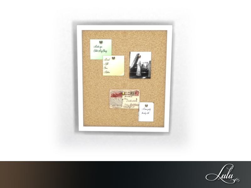 The Sims Resource His and Hers Home Office Notice Board