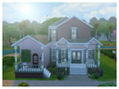 Sims 4 — Rindle Rose V2 by prince_cx — Family home that has enough space for four sims. It contains a Gym, an Office,