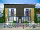Sims 4 — Recording Studio by MrVince — This Studio recording includes a Recording studio,editing studio,lounge,dining