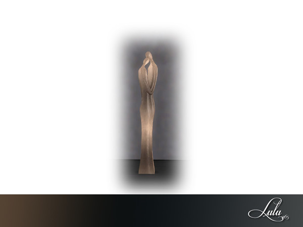 Sims 4 — His and Hers Home Office Statue by Lulu265 — Part of the His and Hers Home Office Set 3 colour options included