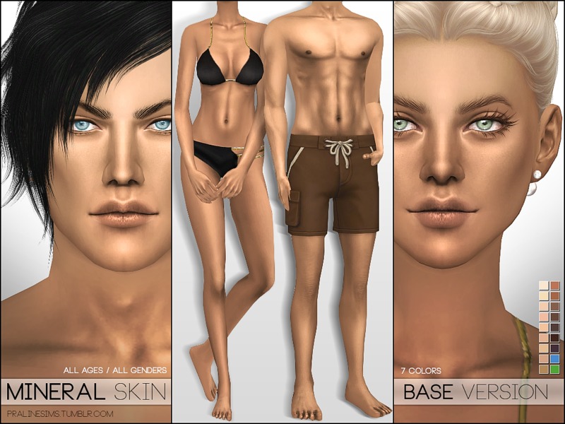 Sims 4 Skintones.