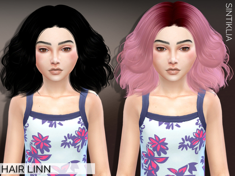 Sims 4 Custom Content Child Hair