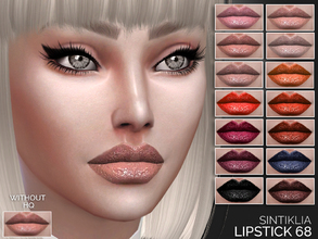 Sims 4 — Sintiklia - Lipstick 68 by SintikliaSims — Big volume of lips 14 glitter colors HQ texture With thumbnails