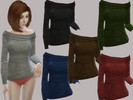 Sims 4 — Warm tops 6 colors by Chelliej — Sweaters in 6 colors for the cold days :) Age: teen till elder If you like to