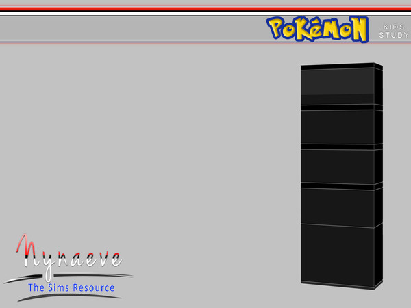 Sims 3 — Pokemon Room Divider by NynaeveDesign — Pokemon Kids Study - Room Divider Located in: Decor - Miscellaneous