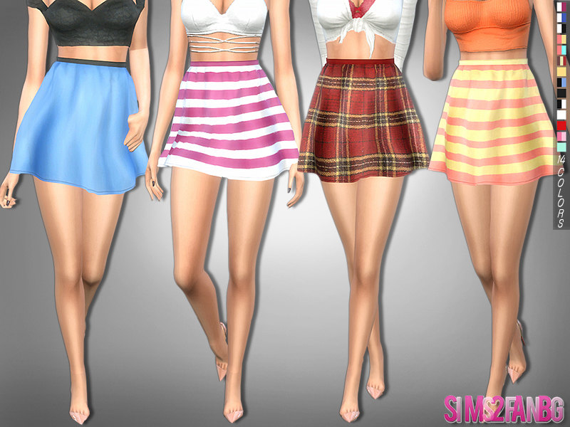 sims2fanbg's 243 - Mini skirt