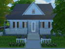 Sims 4 — Magnolia Cottage - Unfurnished by CoastalSims2 — This cosy, yet spacious cottage features open-floor-plan