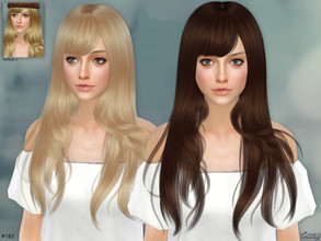 Sims 4 — Autumn Breeze - Female Hairstyle by Cazy — Female hairstyle for Teen through Elder. All LOD and hats fitted mesh