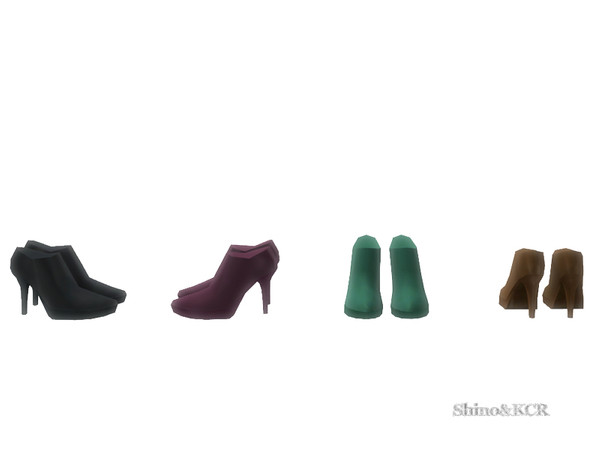 Sims 4 — Bedroom CliveC Deco - Female Ankle Boots by ShinoKCR — Sample of Decoobjects for the Closet find it in Clutter