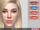 Sims 4 — SIMPLIQUE LIPSTICK by crystlsims — A lipstick for everyday occasions. -4 color swatches -Teen through elder -All