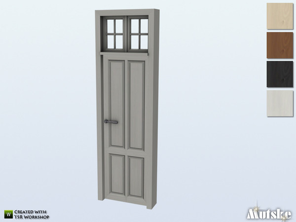Sims 4 — Alda Privatdoor Single 2x1 by Mutske — This door is part of the Alda Constructionset. Made by Mutske. 