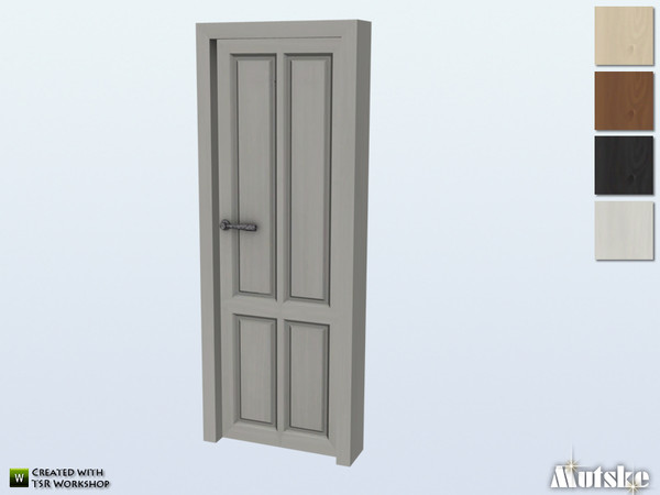 Sims 4 — Alda Privatdoor no top 1x1 by Mutske — This door is part of the Alda Constructionset. Made by Mutske. 
