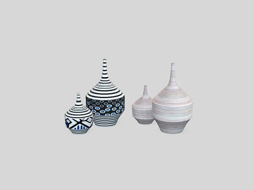 ung999's Black White Bedroom Vases